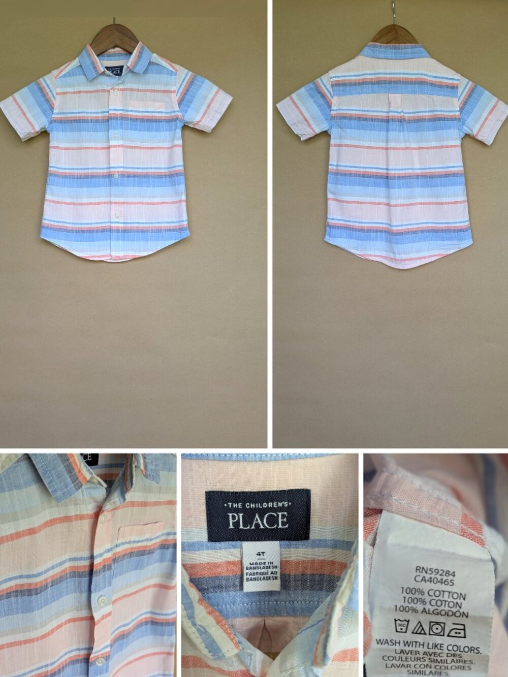 The Children’s Place Stripe Button-Up